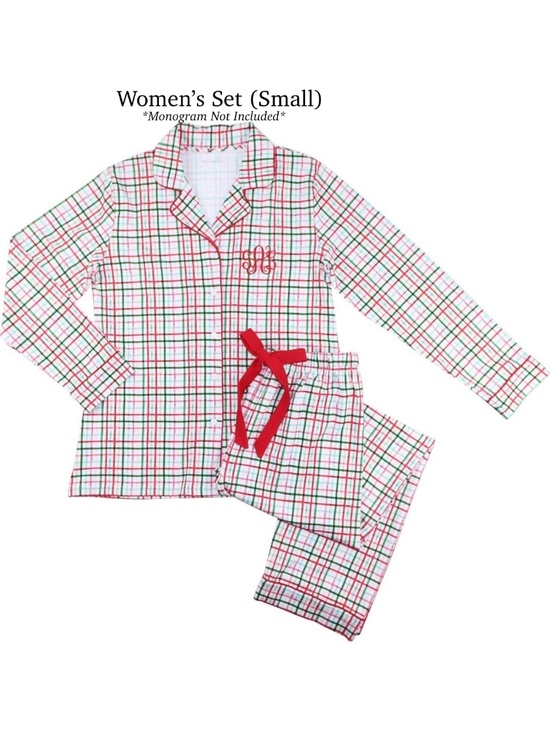 Cecil & Lou Women’s Holiday Pajama Set – Red & Green Plaid, Size Small, NWT - Picture 2 of 4